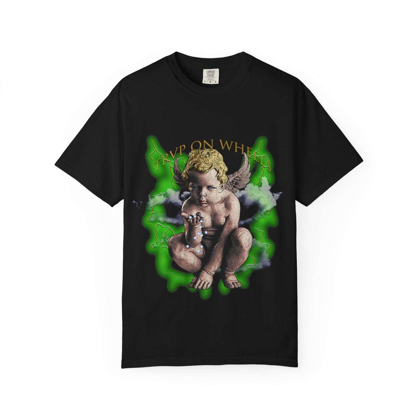 "Boomin' Since Birth" Cherub Angel Tee