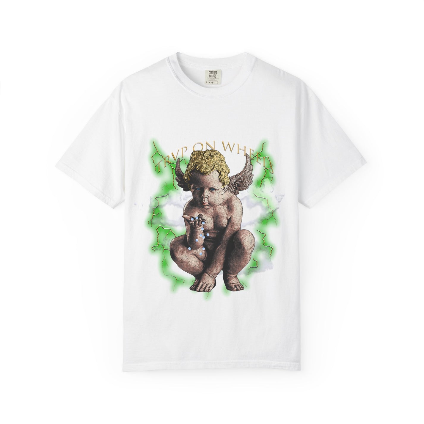 "Boomin' Since Birth" Cherub Angel Tee